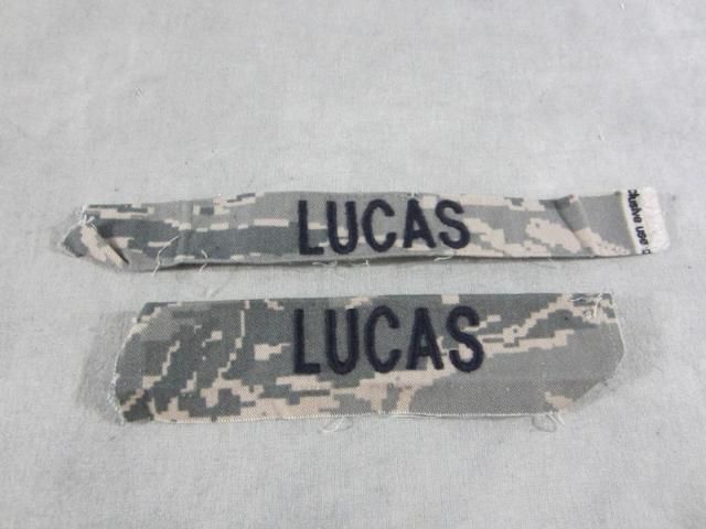 SGU STARGATE YOUNG LUCAS HAMILTON & ROBERTS PRODUCTION USED NAME PATCH