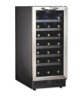 Danby DWC1534BLS 15 34 Bottle Built in Wine Cooler   Stainless Steel