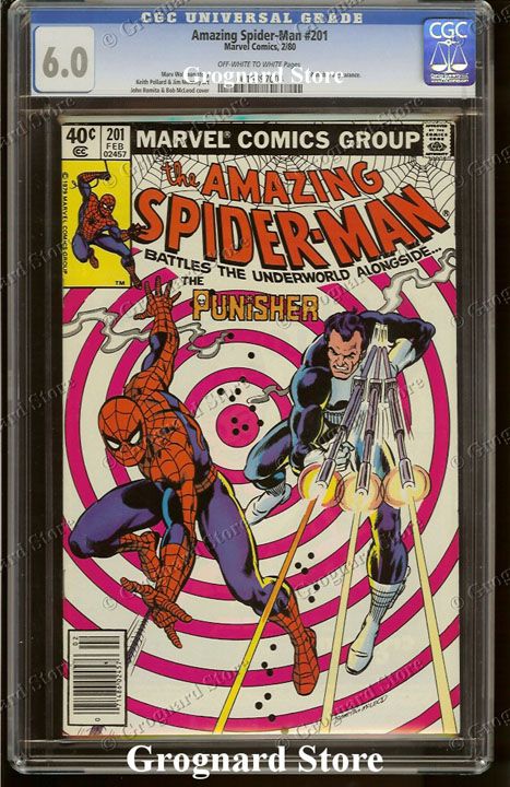 The Amazing Spider Man Spiderman No 201 1980 CGC 6 0