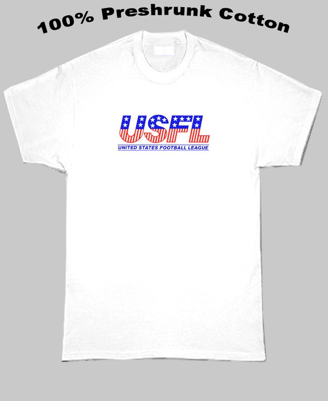 USFL Football League Logo T Shirt