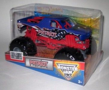 Wheels Monster Jam 2011 The Patriot 1 24 Scale Diecast Truck Mattel