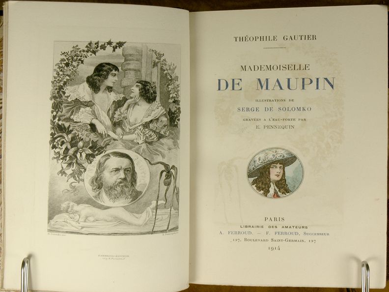 Solomko Illustrated Mademoiselle de Maupin Théophile Gautier