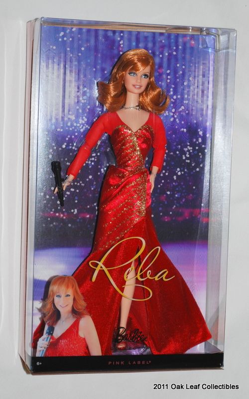 2010 Reba McEntire Fancy Red Dress Barbie T7658