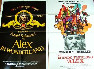 ALEX IN WONDERLAND ~~ DONALD SUTHERLAND ~ Paul Mazursky ~ 2 Styles 1