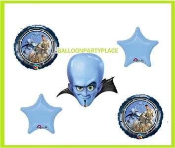 Megamind Metroman Birthday Party Supplies Decorations Suprise Balloons