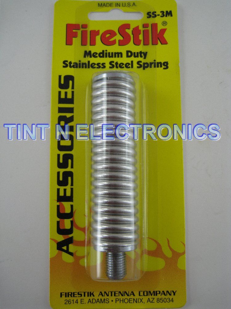 SS 3M Stainless Steel Medium Duty CB Radio Antenna Mount Spring