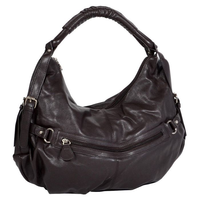 Perfect for any occasion, this elegant handbag is made of soft, faux