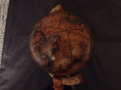 Mercurio DOro Wooden Globe Made in Italy Very RARE