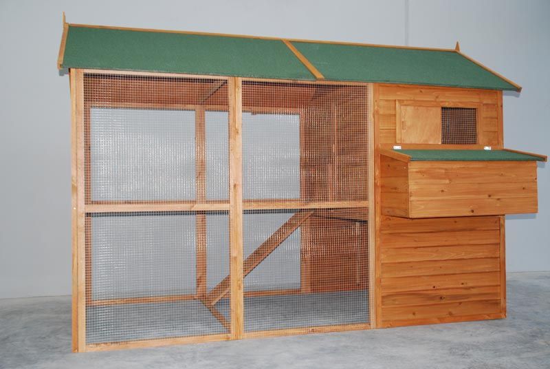 Rabbit Guinea Pig Chicken Coop House Pet Cage Hutch