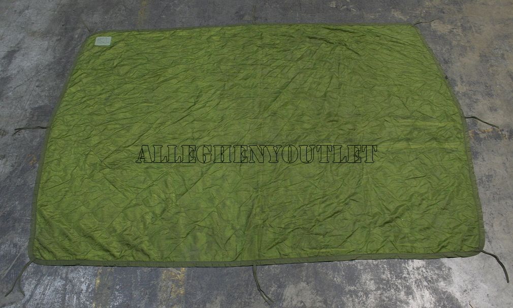 Genuine US Army Woodland Camo Poncho Liner Used Good