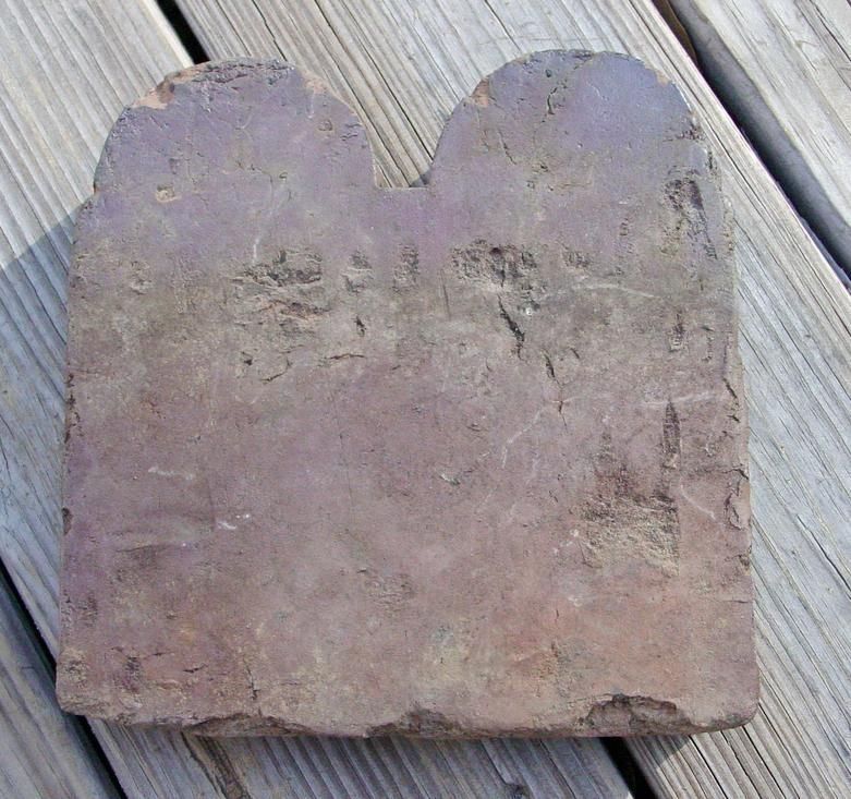 1800s Handmade Slave Tile Milledgeville GA RARE