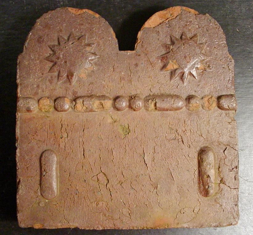 1800s Handmade Slave Tile Milledgeville GA RARE