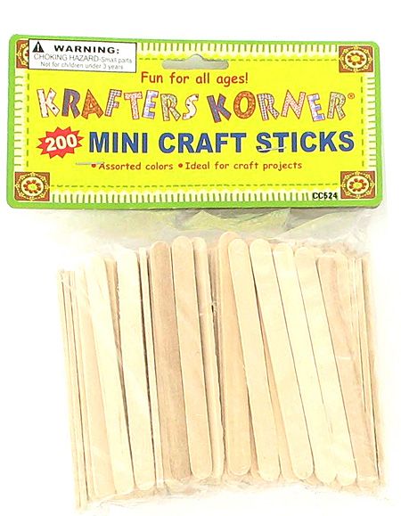 New Wholesale Case Lot Mini Wood Craft Sticks Projects