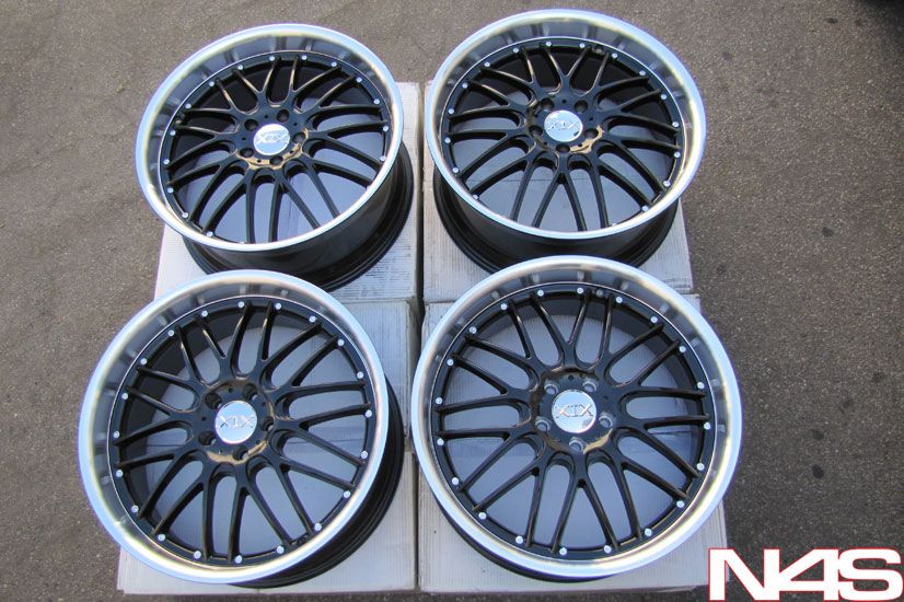 20 Infiniti G35 Sedan XIX Lago Black Wheels Rims