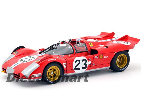 HW Elite 1 18 Ferrari 512s 24hrs Daytona 1971 Red 23