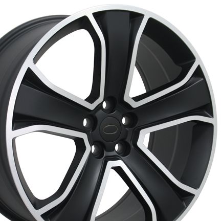 22 Matte Black Polished Wheel Rim Fits Range Land Rover HSE Sport LR3
