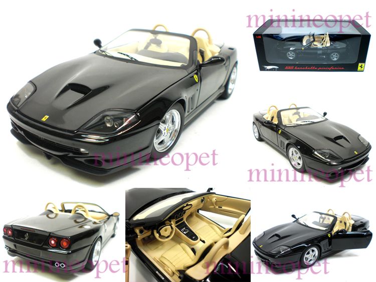 Elite Ferrari 550 Barchetta Pininfarina 1 18 Black