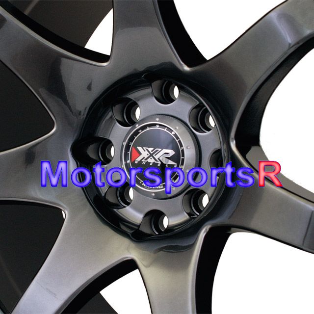 XXR 522 Chromium Black Rims Wheels Staggered Concave 4x100 BMW E30