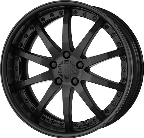 19 Work Gnosis GS 1 Black Rims Wheels x3 E36 E46 Z4 M3