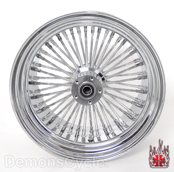 Chrome Fat Mammoth Wheels 21x3 18x10 5 48 Spokes 300 Wide Fit Custom