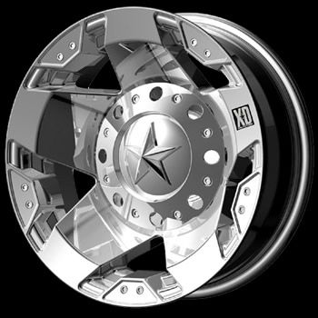 16x6 Chrome Rims XD XD775 8x6 5 Silverado Dually