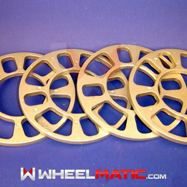 Set of 4 Wheel Spacers 3mm 4 Lug 5 Lug 100 127mm 5