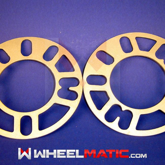 Set of 2 Wheel Spacers 3mm 4 Lug 5 Lug 100 127mm 5