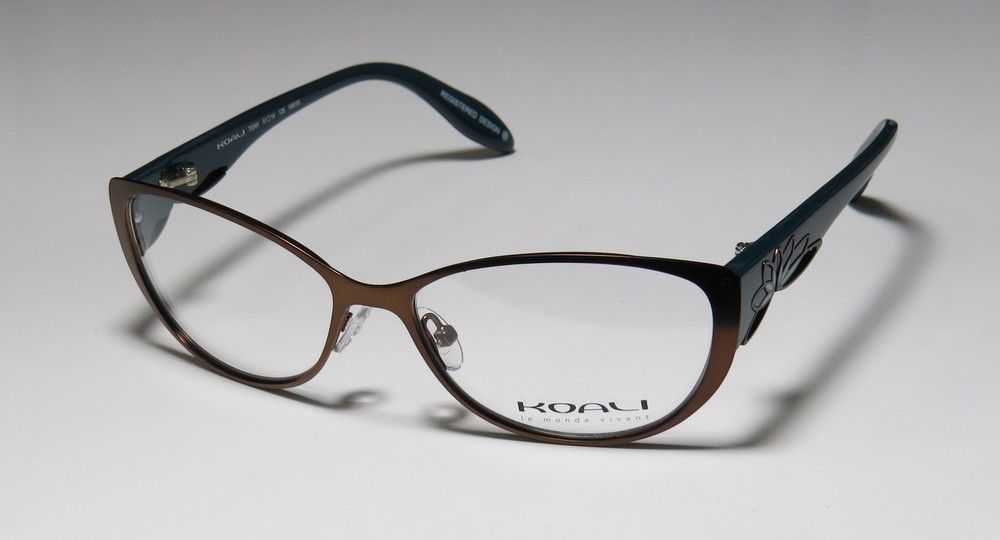 BY MOREL 7054K 51 14 125 VISION BROWN/TEAL FULL RIM EYEGLASSES/FRAMES