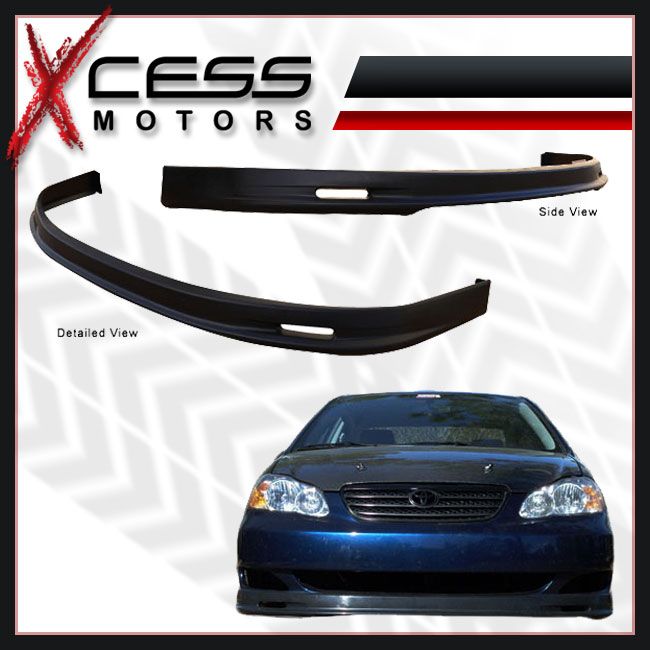 2005 2006 05 06 Toyota Corolla MG Urethane Front Bumper Lip Spoiler