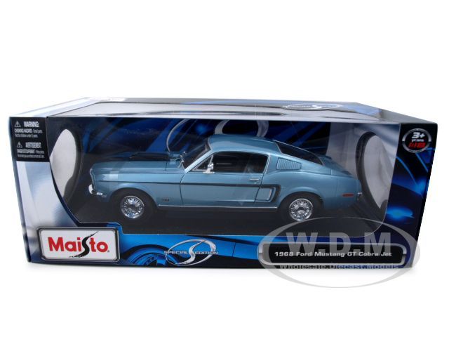 Brand new 118 scale diecast car model of 1968 Ford Mustang CJ Cobra