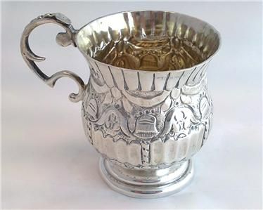 Victorian Silver Novelty Cup Tankard 1882 William Comyns