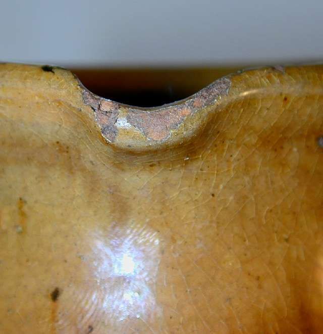 Old Manganese Glazed Redware Miniature Pitcher Medinger