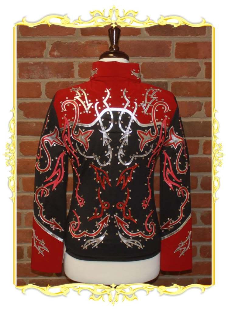 Medium Showmanship Pleasure Horsemanship Show Jacket Shirt Rodeo Queen