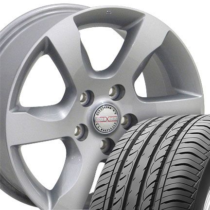 Silver Altima Wheels Set of 4 OEM 62479 Rims Tires Fit Nissan Infiniti