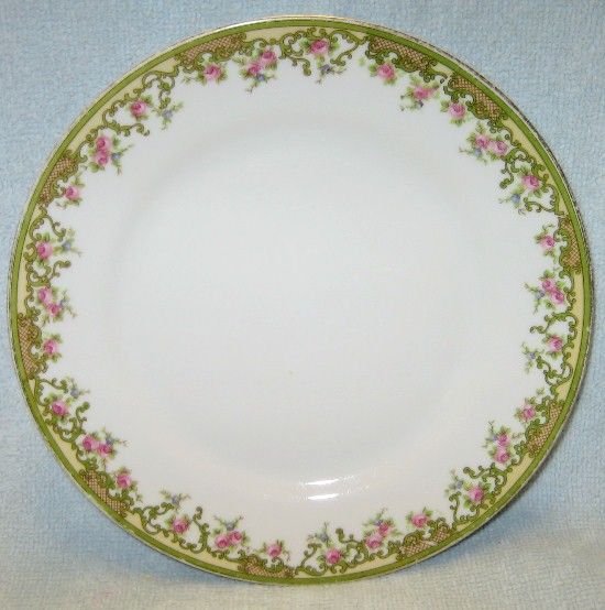 Noritake China The Alsace Pattern Bread Plate Trim Wear