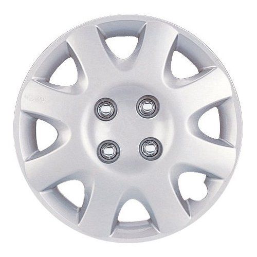 Hub Cap ABS Silver 15 inch Rim Wheel Skin Cover Center 4 PC Caps Set