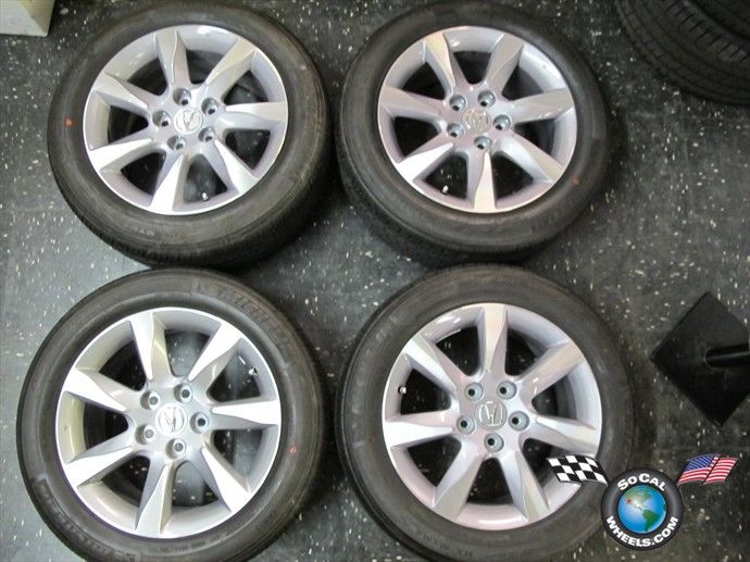 Acura TL Factory 17 Wheels Tires OEM Rims 05 12 Odyssey 71801 Michelin