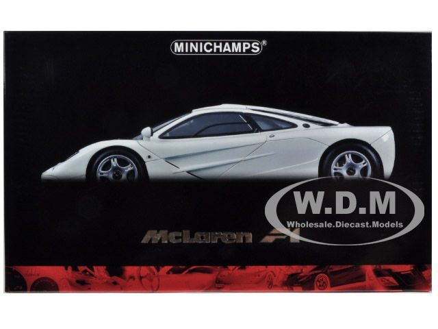 1994 McLaren F1 Roadcar White 1 12 Diecast Car Model by Minichamps
