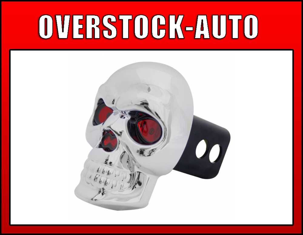 Bully CR018 Hitch Receiver Cover LED Brake Light Skull Eyes Light Up