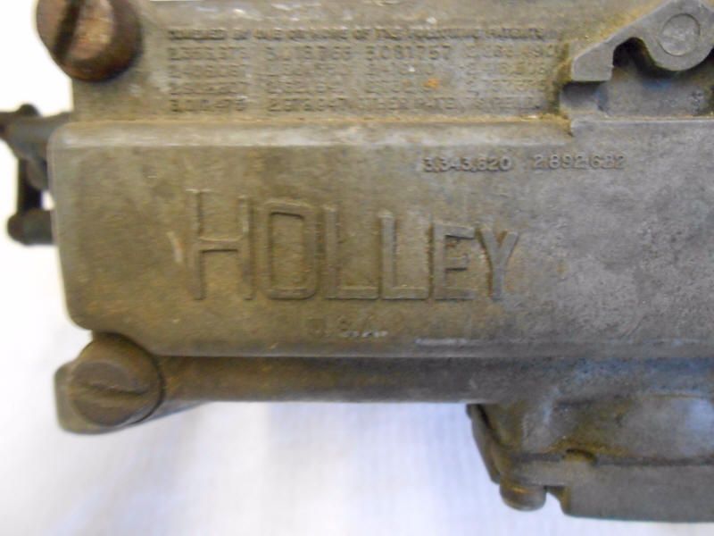 Ford 4 Barrel Holley Carburetor Used