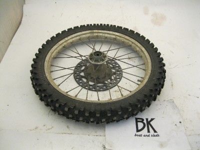 1994 Kawasaki KX 80 Front Tire Wheel Rim Used Dirtbike
