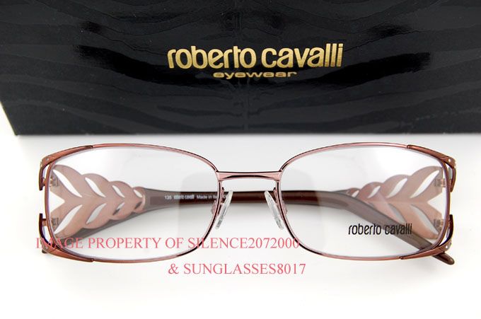 New Roberto Cavalli Eyeglasses Frames 477 074 Burgundy