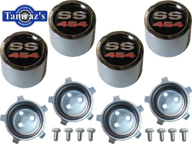 Chevelle  SS 454  Center Cap Set Complete 68 69 70