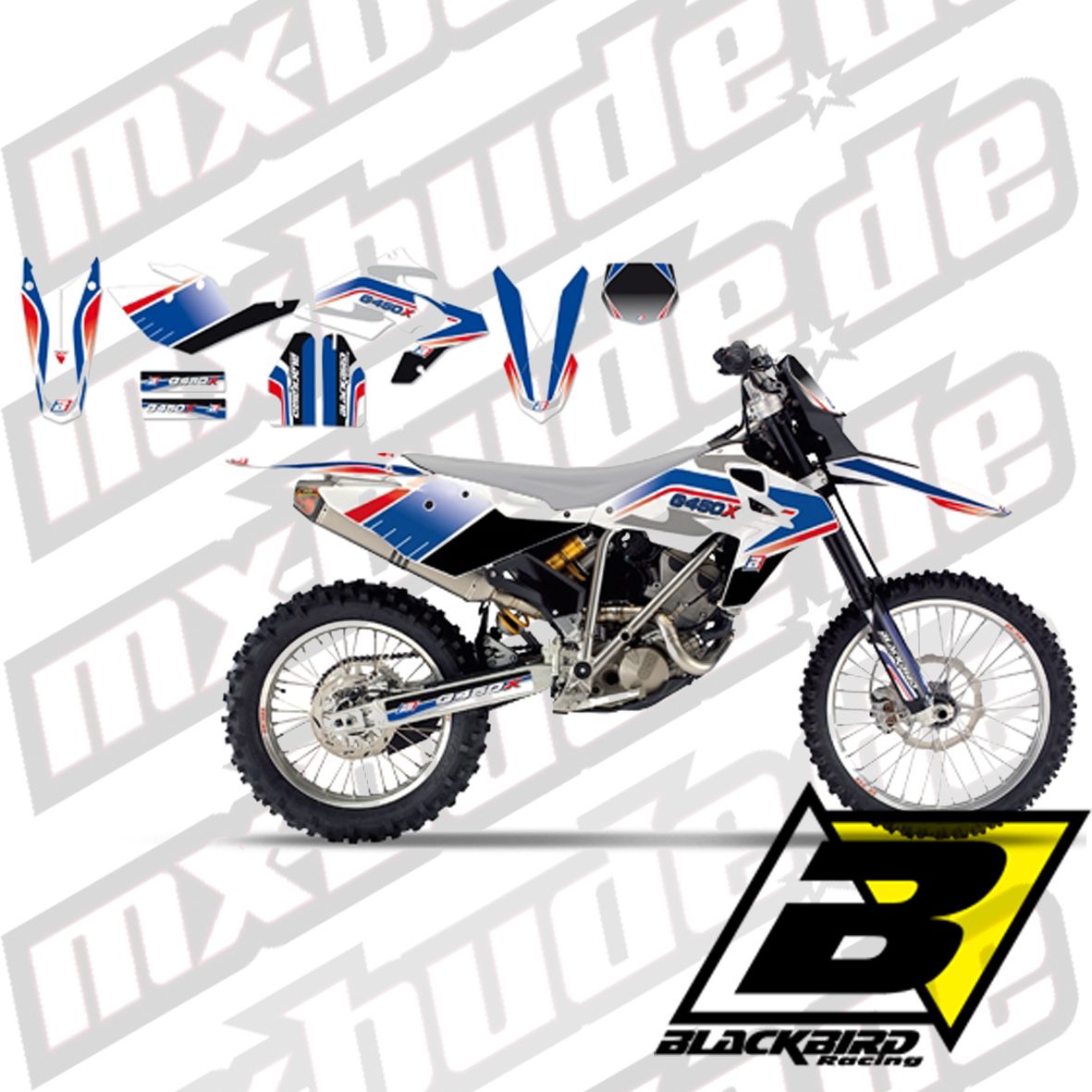 Blackbird BMW Krypton Dekor G450X 2007 2011 Motocross Enduro Cross MX