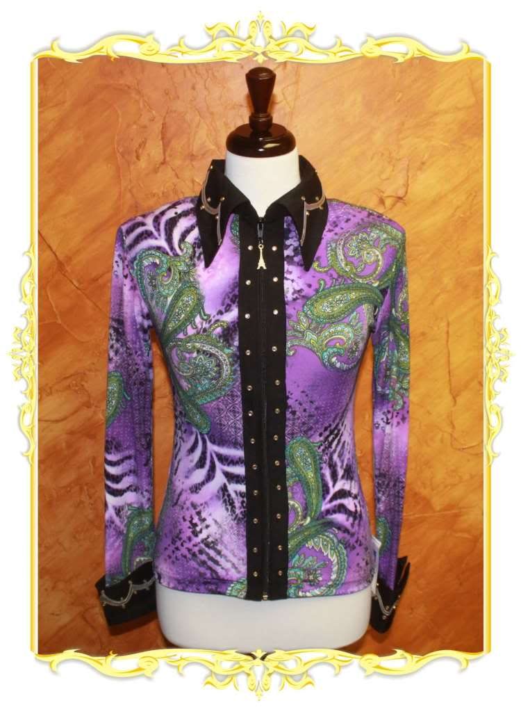 LARGE Showmanship Pleasure Horsemanship Show Jacket Shirt Rodeo