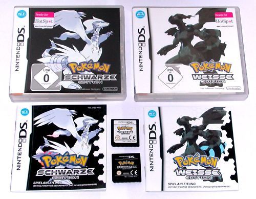 POKEMON WEIß + POKEMON SCHWARZ für Nintendo DS/Deutsch