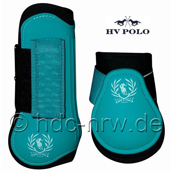 Neu HV POLO Set Gamaschen & Streichkappen ~ Teal