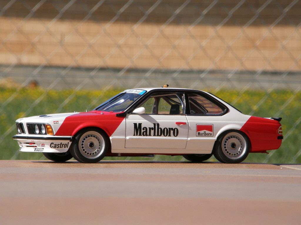 18 Autoart BMW 635 CSI Marlboro Testcar Umbau/Einzelstück