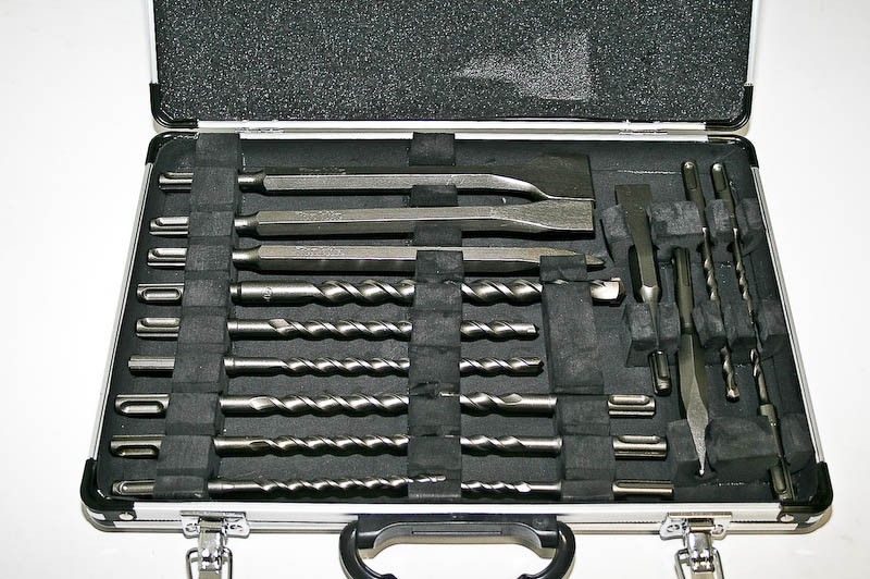 Makita SDS+ 17tlg. Bohrer u Meisel Set im Alukoffer