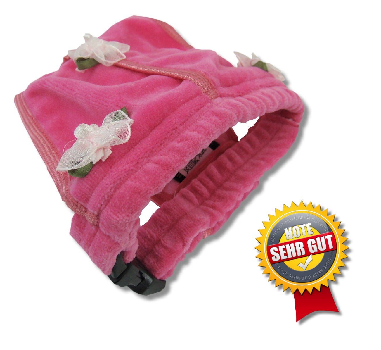 Hundehose zum Schutz bei Läufigkeit   Schutzhose Hund   Gr.1 **ROSA